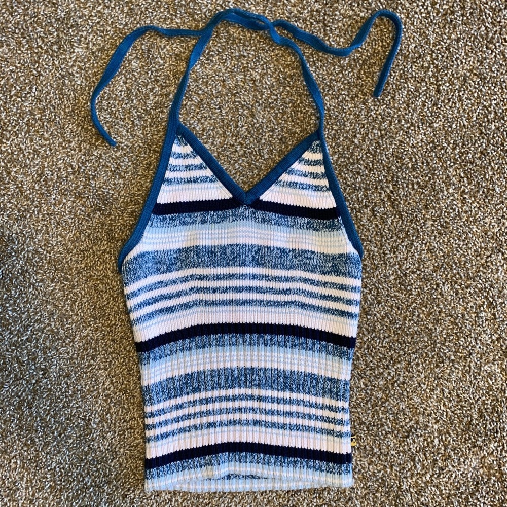 Knit halter top